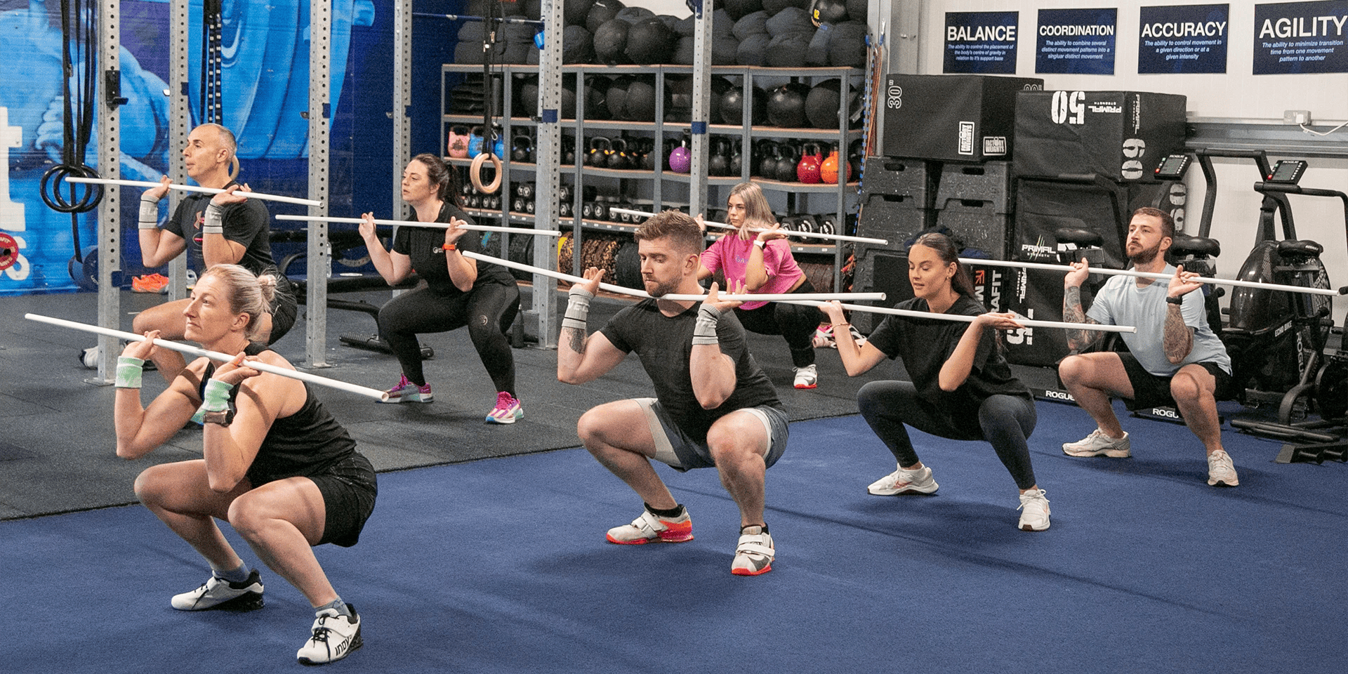 Peope training together at Peak Fitness CrossFit