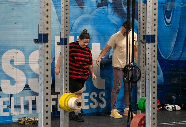 personal training class at Peak Fitness CrossFit